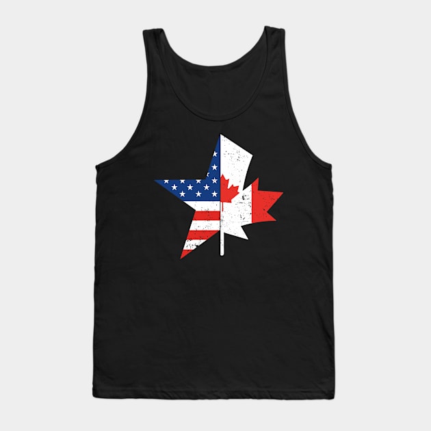 Canada pride Useh flag rocky mountains Tank Top by Caskara